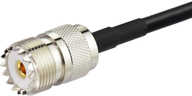 Bingfu UHF PL259 Male to SO239 Female RG58 Antenna Extension Coax Jumper Cable 3m 10 feet for Vehicle Truck CB Radio Ham Radio Two Way Radio Amateur Radio Walkie Talkie VHF Radio