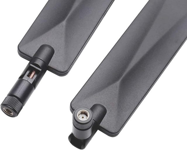 Bingfu 4G LTE Cellular Trail Camera Antenna 9dBi RP-SMA Male (4-Pack) Compatible with Spypoint Link Micro Solar EVO Link S Dark Wildlife Hunting Game Cam Outdoor Mobile Security Camera