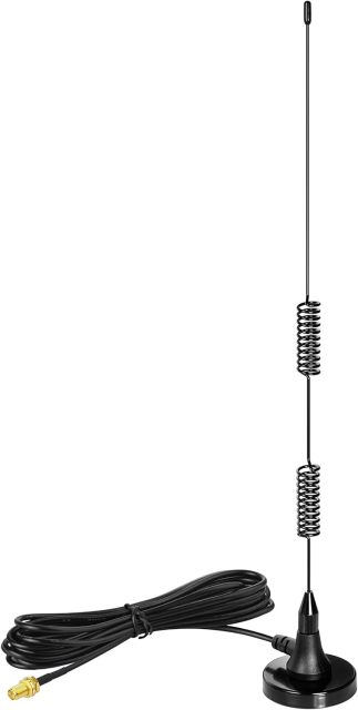 Bingfu Dual Band VHF UHF 136-174MHz 400-470MHz Ham Radio Magnetic Base Antenna Handheld Two Way Radio SMA Female Antenna for Wouxun BaoFeng BF-F8HP UV-5R UV-82 BF-888S Ham Radio Walkie Talkie