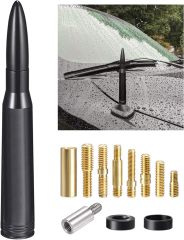Bingfu Car Truck Bullet Antenna Mast Vehicle Antenna Replacement for Ford F Series F150 Raptor F250 F350 F450 Super Duty Ranger Explorer Dodge RAM 1500 2500 3500 Heavy Duty Classic Pickup Trucks