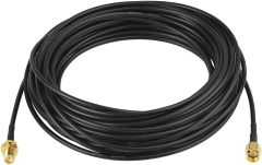 BINGFU RP-SMA Male to RP-SMA Female Bulkhead Mount RG174 WiFi Antenna Extension Coaxial Cable 30 feet for WiFi Router Wireless Network Card USB Adapter Security IP Camera