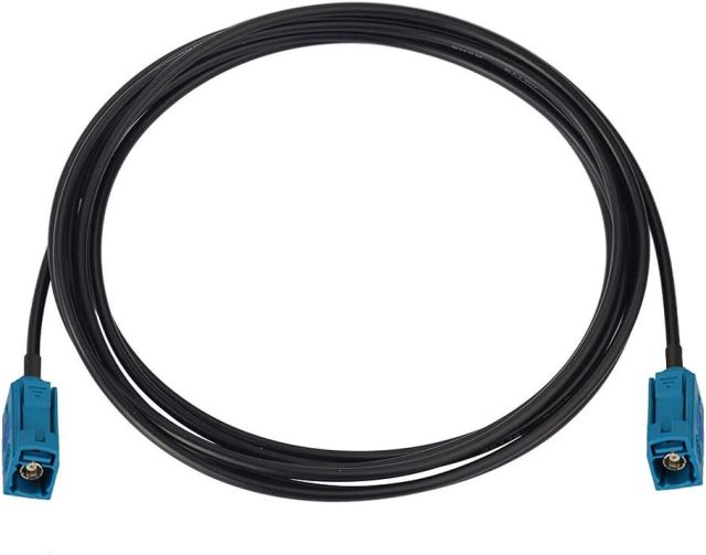 Bingfu Fakra Z Female to Female Vehicle Antenna Extension Cable 2m 6.5 feet for Car Stereo Android Head Unit GPS Navigation FM AM Radio Sirius XM Satellite Radio 4G LTE Telematics Bluetooth Module