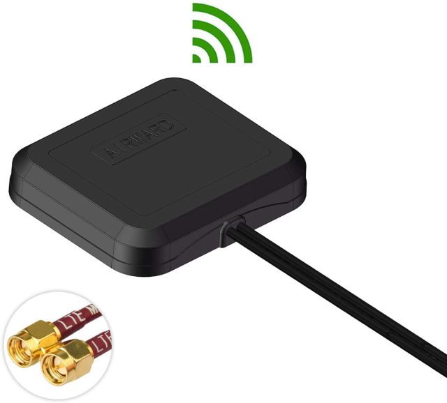Bingfu 4G LTE Adhesive Magnetic Mount Antenna MIMO SMA Male 4G LTE Antenna Compatible with 4G LTE Wireless Router Home CPE Router Mobile Modem Hotspot Industrial IoT Router Cellular Gateway