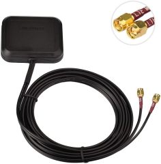 Bingfu 4G LTE Adhesive Magnetic Mount Antenna MIMO SMA Male 4G LTE Antenna Compatible with 4G LTE Wireless Router Home CPE Router Mobile Modem Hotspot Industrial IoT Router Cellular Gateway