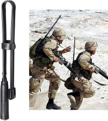 Bingfu Dual Band VHF UHF 136-520MHz 18.5 inch Foldable CS Tactical SMA Female Ham Radio Antenna for  Wouxun Baofeng BF-F8HP UV-5R UV-82 BF-888S GT-3 Handheld Ham Two Way Radio Walkie Talkie