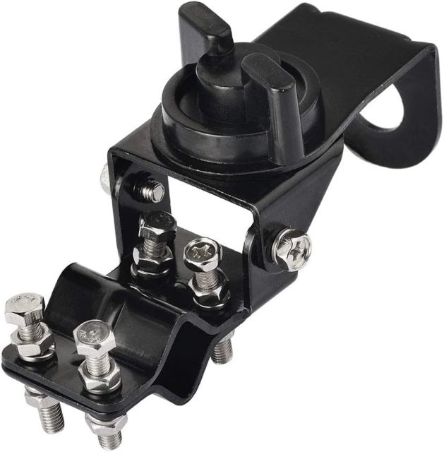 Bingfu Vehicle CB Radio Mobile Radio Antenna Mirror Mount Bumper Roof Rack Pole Mount Fixed Bracket for Car Truck CB Radio VHF UHF Ham Radio Amateur Radio Mobile Radio Antenna SO239 Female Connector