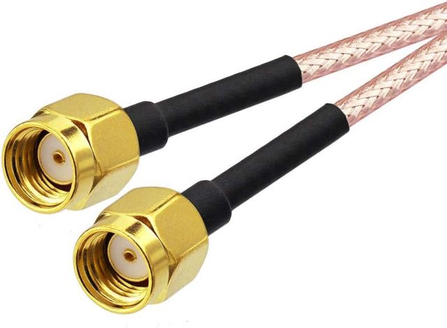 Bingfu RP-SMA Female Bulkhead Mount to Dual RP-SMA Male WiFi Antenna Adapter Splitter Cable 15cm 6 inch for WiFi Router Hotspot Wireless Mini PCI Express PCIE Network Card Adapter