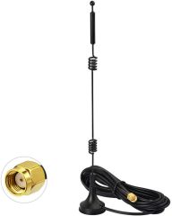 Bingfu Dual Band WiFi 2.4GHz 5GHz 5.8GHz 9dBi Magnetic Base RP-SMA Male Antenna for WiFi Router Wireless Network Card USB Adapter Security IP Camera Video Surveillance Monitor