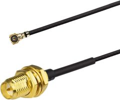Bingfu Dual Band WiFi 2.4GHz 5GHz 5.8GHz 8dBi RP-SMA Male Antenna & 20cm 8 inch U.FL IPX IPEX MHF4 to RP-SMA Female Extension Cable 2-Pack for M.2 NGFF Intel Wireless Network Card WiFi Adapter Laptop
