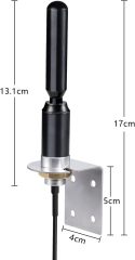 Bingfu 4G LTE SMA Antenna Wall Mount Copper Rod Antenna - Compatible with Spypoint Link Micro Covert Spartan Stealth Cam Tactacam Muddy Cellular Trail Camera Hunting Wildlife Cam Router Gateway