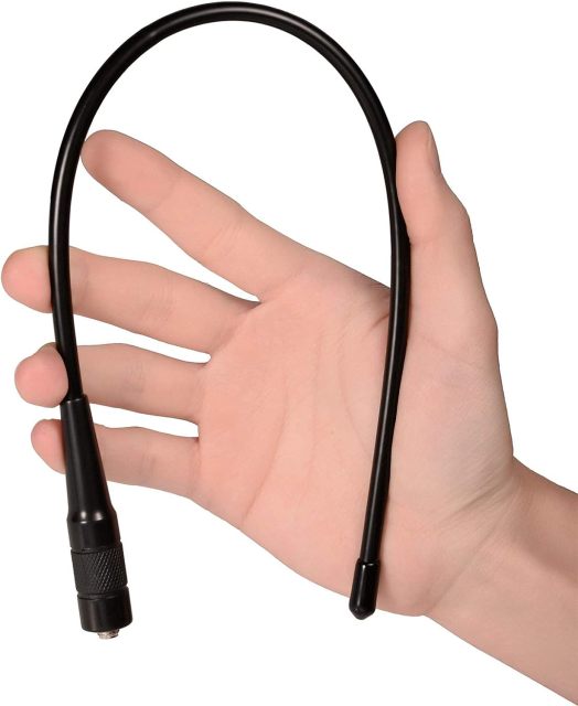 Bingfu Dual Band VHF UHF 136-174MHz 400-470MHz Ham Radio Antenna 4-Pack Walkie Talkie Flexible Whip Antenna SMA Female for  Wouxun Baofeng Radios BF-F8HP UV-5R UV-82 BF-888S Two Way Radio