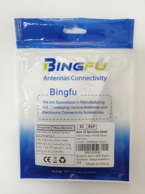 Bingfu Vehicle Car Satellite Radio Antenna Adapter Cable,15cm 6 inch Fakra Z Female to SMB Jack Coaxial Pigtail Cable for Car Truck SUV Sirius XM Satellite Radio Stereo Receiver Tuner