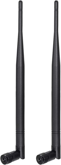 Bingfu 4G LTE Cellular Trail Camera Antenna 5dBi RP-SMA Male Antenna (2-Pack) Compatible with 4G LTE Cellular Trail Camera Game Camera Wildlife Hunting Camera Outdoor Mobile Security Camera
