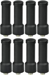 Bingfu UHF 400-470MHz Two Way Radio Antenna Replacement Walkie Talkie SMA Female Short Antenna 8-Pack