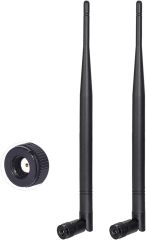 Bingfu 4G LTE Cellular Trail Camera Antenna 5dBi RP-SMA Male Antenna (2-Pack) Compatible with 4G LTE Cellular Trail Camera Game Camera Wildlife Hunting Camera Outdoor Mobile Security Camera