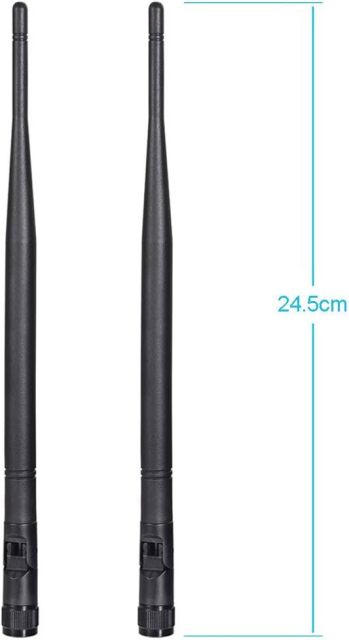 Bingfu 4G LTE Cellular Trail Camera Antenna 5dBi RP-SMA Male Antenna (2-Pack) Compatible with 4G LTE Cellular Trail Camera Game Camera Wildlife Hunting Camera Outdoor Mobile Security Camera