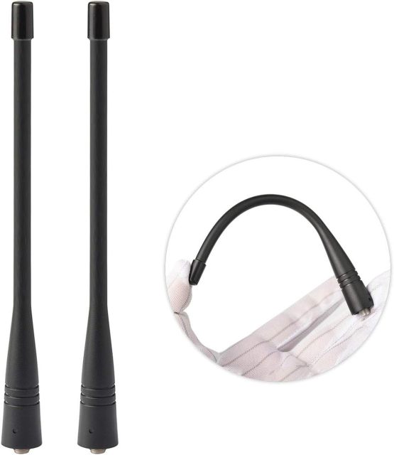 Bingfu UHF 400-470MHz Two Way Radio Antenna Replacement Walkie Talkie SMA Female Antenna 2-Pack Compatiable with BaoFeng BF-888S Arcshell AR-5 AR-6 AR-7 Retevis H-777 H-777S  Two Way Radio