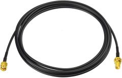 Bingfu RP-SMA Male to RP-SMA Female Bulkhead Mount RG174 WiFi Antenna Extension Coaxial Cable 2m 6.5 feet for WiFi Router Wireless Network Card USB Adapter Security IP Camera