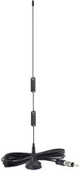 Bingfu Universal Car Radio Antenna Car Magnetic Base Antenna Car Stereo Antenna Aerial for Vehicle Truck SUV Truck RV Marine Boat Car Stereo Audio HD Radio Android Head Unit CD Media Receiver Player