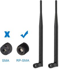 Bingfu 4G LTE Cellular Trail Camera Antenna 5dBi RP-SMA Male Antenna (2-Pack) Compatible with 4G LTE Cellular Trail Camera Game Camera Wildlife Hunting Camera Outdoor Mobile Security Camera