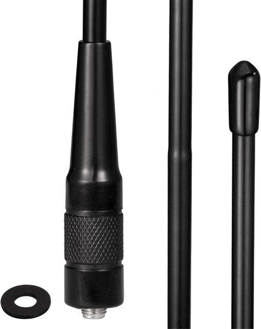 Bingfu Dual Band VHF UHF 136-174MHz 400-470MHz Ham Radio Antenna 4-Pack Walkie Talkie Flexible Whip Antenna SMA Female for  Wouxun Baofeng Radios BF-F8HP UV-5R UV-82 BF-888S Two Way Radio