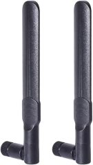 Bingfu Dual Band WiFi 2.4GHz 5GHz 5.8GHz 8dBi RP-SMA Male Antenna & 20cm 8 inch U.FL IPX IPEX MHF4 to RP-SMA Female Extension Cable 2-Pack for M.2 NGFF Intel Wireless Network Card WiFi Adapter Laptop