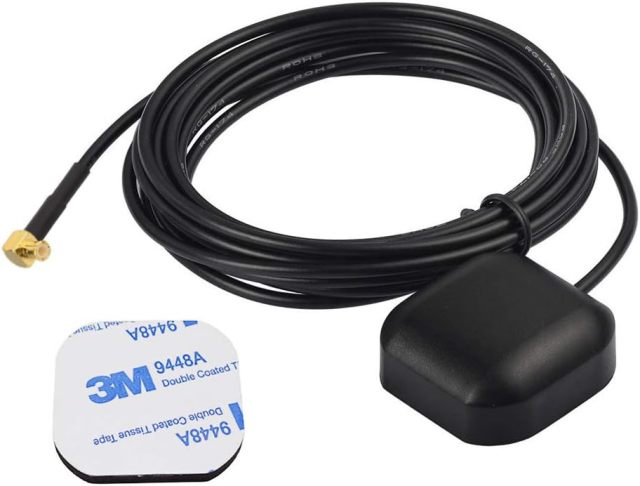 Bingfu External Waterproof Active GPS Navigation Antenna with MCX Male Plug Connector 3-5V DC Compatible with Handheld Portable Garmin GPSMAP 72 76 60 60C 60CS 60Cx 60CSx Lowrance GPS Receiver Modem