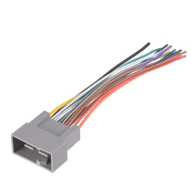 Bingfu Stereo Harness for Select 08-14 Honda Acura Vehicles 24 Pin DB21 Wiring Harness with Antenna Adapter for Car Stereo