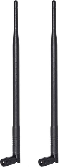Bingfu RP-SMA Cellular 4G LTE Trail Camera Antenna 7dBi (2-Pack) Compatible with 4G LTE Cellular Trail Camera Game Camera Wildlife Hunting Camera Outdoor Mobile Security Camera