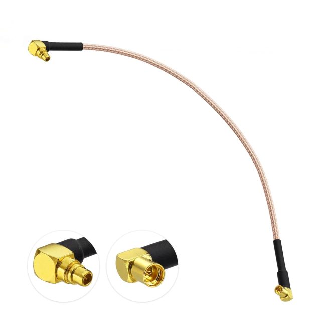 BINGFU MMCX Male to SMA Female RG316 Coaxial Jumper Cord Cable Adapter Converter 7.87inch for PFV RC Parts