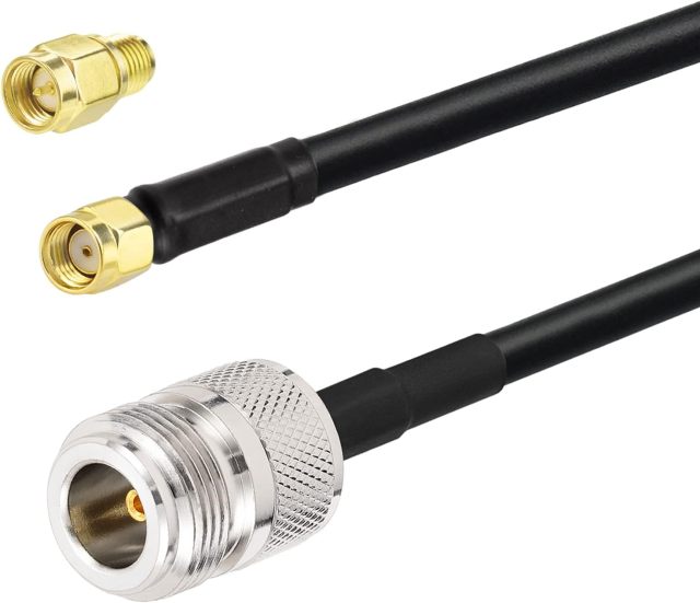 Bingfu 43.3inch 8dBi 915MHz Helium HNT Lora Antenna - 20ft ALSR240 Low Loss Cable - Compatible with Nebra Bobcat 300 Cal-Chip RAK V2 Syncrobit SenseCAP M1 Helium HNT Miner Hotspot LoraWan Gateway