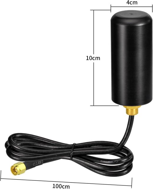 BINGFU Upgraded 4G LTE Cellular Mimo 8dBi Antenna - Outdoor SMA RP-SMA 4G Antennas Corrosion-Resistant - Compatible with Spypoint Game Security Camera Trail Cam Modem Router Antenna Replacement