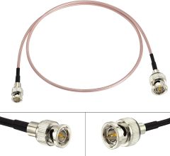 Bingfu 75 Ohm Vedio SDI Cable Mini BNC Male to BNC Male 2ft for HD 3G SDI Recorder Camera Monitor Converter Router Audio
