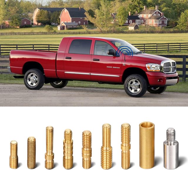 Bingfu Car Truck Short Bullet Antenna Replacement for Ford F150 F250 F350 Dodge Ram 1500 2500 GM Chevy Chevrolet Silverado 1500 2500 3500 Toyota Tundra GMC Sierra 1500 2500 3500 Vehicle Car Antenna