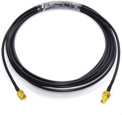 Bingfu RP-SMA Male to RP-SMA Female Bulkhead Mount RG174 WiFi Antenna Extension Coaxial Cable 3m 10 feet for WiFi Router Wireless Network Card USB Adapter Security IP Camera