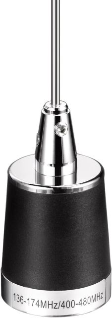 Bingfu Dual Band VHF UHF 136-174MHz 400-470MHz Mobile Radio NMO Antenna with 3.54inch Diameter Magnetic Base for Car Truck Ham Radio Amateur Radio Mobile Radio Two Way Radio Marine VHF Radio