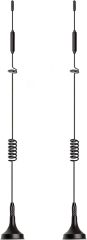 Bingfu 4G LTE Antenna 8dBi Magnetic Base Cellular MIMO TS9 Antenna 2-Pack Compatible with 4G LTE MiFi Mobile Hotspot Router USB Modem Dongle Adapter Verizon AT&T T-Mobile Sprint Mobile Broadband Modem
