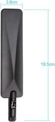 Bingfu 4G LTE Antenna 9dBi SMA Male Cellular Antenna Compatible with 4G LTE Wireless CPE Router Hotspot Cellular Gateway Industrial IoT Router Trail Camera Game Camera Outdoor Security Camera