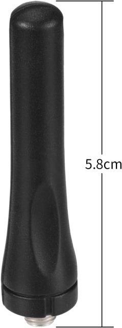 Bingfu Ham Radio 435 MHz UHF Antenna 2-Pack Two Way Radio Walkie Talkie Short Soft Whip Rubber Antenna 2.28inch for  Wouxun Baofeng BF-F8HP UV-5R UV-82 BF-888S