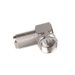 Bingfu F Type Male to Female Right Angle RG6 Coaxial Cable Connector Adapter (5-Pack) for Television TV Antenna CATV Digital Vedio Audio Coax Extension Cable