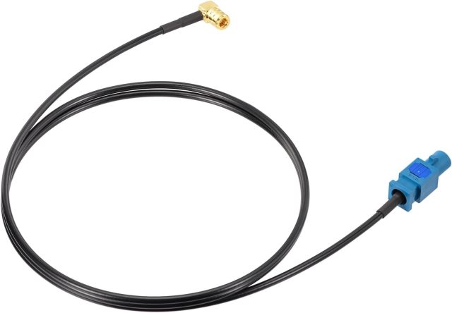 Bingfu Vehicle Car Truck SUV Satellite Radio Antenna Adapter Converter Cable, 3.28ft Fakra Z Male to SMB Plug Coaxial Pigtail Cable for Car Sirius XM Satellite Radio Stereo Receiver Tuner