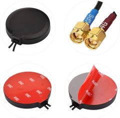 Bingfu 4G LTE Cellular GPS Adhesive Magnetic Mount Antenna for Vehicle Car Truck Bus Van 4G LTE GPS Tracker Real Time Tracking Mobile DVR Security Camera Video Recorder Industrial Gateway Modem Router