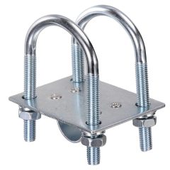 BINGFU Lora Antenna Fixed Bracket Anti-Corrosion Pole Mount U-Bolt Clamp for Helium Miner Fiberglass Antennas