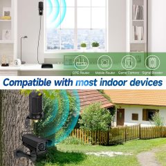 Bingfu 7dBi 4g LTE Cellular SMA Antenna Compatible with Spypoint Covert Tactacam Spartan Trail Game Cam Cell Phone Security Camera Router Modem Antennae Replacement