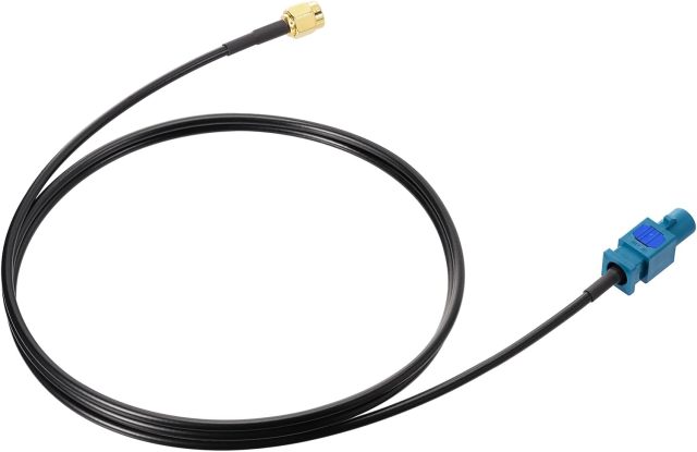 Bingfu Fakra Z Male to SMA Male Vehicle Antenna Adapter Cable 3.28ft for Car Stereo Android Head Unit GPS Navigation FM AM Radio Sirius XM Satellite Radio 4G LTE TEL Telematics Bluetooth Module