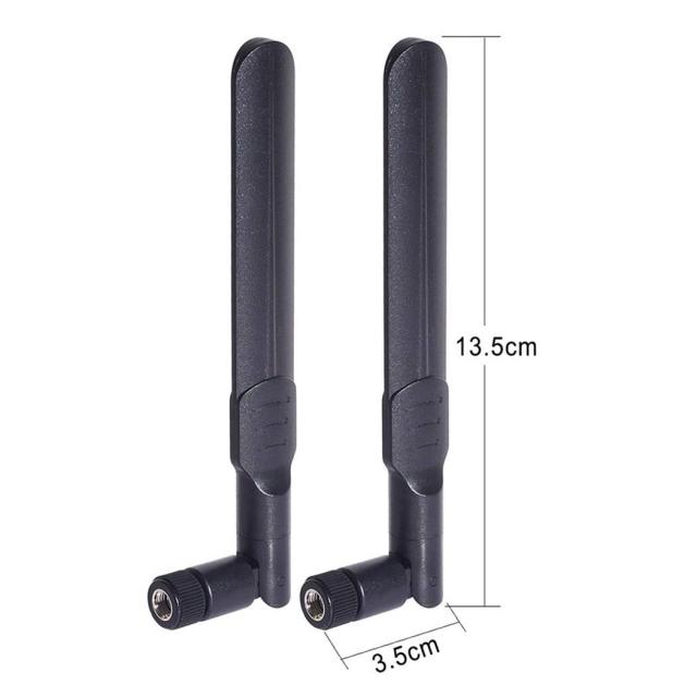 Bingfu Dual Band WiFi 2.4GHz 5GHz 5.8GHz 8dBi RP-SMA Male Antenna 15cm 6 inch U.FL IPX IPEX to RP-SMA Female Pigtail Cable 2-Pack for WiFi Router Wireless Mini PCI Express PCIE Network Card Adapter