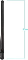 Bingfu 4G LTE 7dBi SMA Male Antenna Compatible with 4G LTE Wireless CPE Router Hotspot Cellular Gateway Trail Camera Game Camera Outdoor Security Camera Cellular