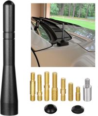 Bingfu Vehicle Short Antenna Mast Car Truck Antenna Replacement for Ford F150 Raptor F250 F350 F450 Super Duty Ranger Explorer Mustang Escape Focus Edge Dodge RAM 1500 2500 3500 Heavy Duty Truck
