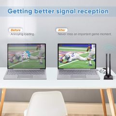 Bingfu 4G LTE Antenna 6dBi Magnetic Base MIMO TS9 Antenna Compatible with Verizon AT&T T-Mobile Sprint 4G LTE Mobile Hotspot MiFi Router Cellular Mobile Broadband Modem USB Modem Dongle Adapter
