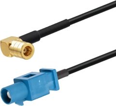 Bingfu Vehicle Car Truck SUV Satellite Radio Antenna Adapter Converter Cable, 3.28ft Fakra Z Male to SMB Plug Coaxial Pigtail Cable for Car Sirius XM Satellite Radio Stereo Receiver Tuner